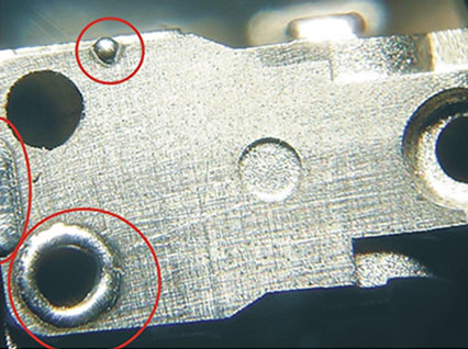 <a href='http://gfjxwh.cn/product/3.htm' class='text_a'>模具激光焊機(jī)</a>修復(fù)模具效果